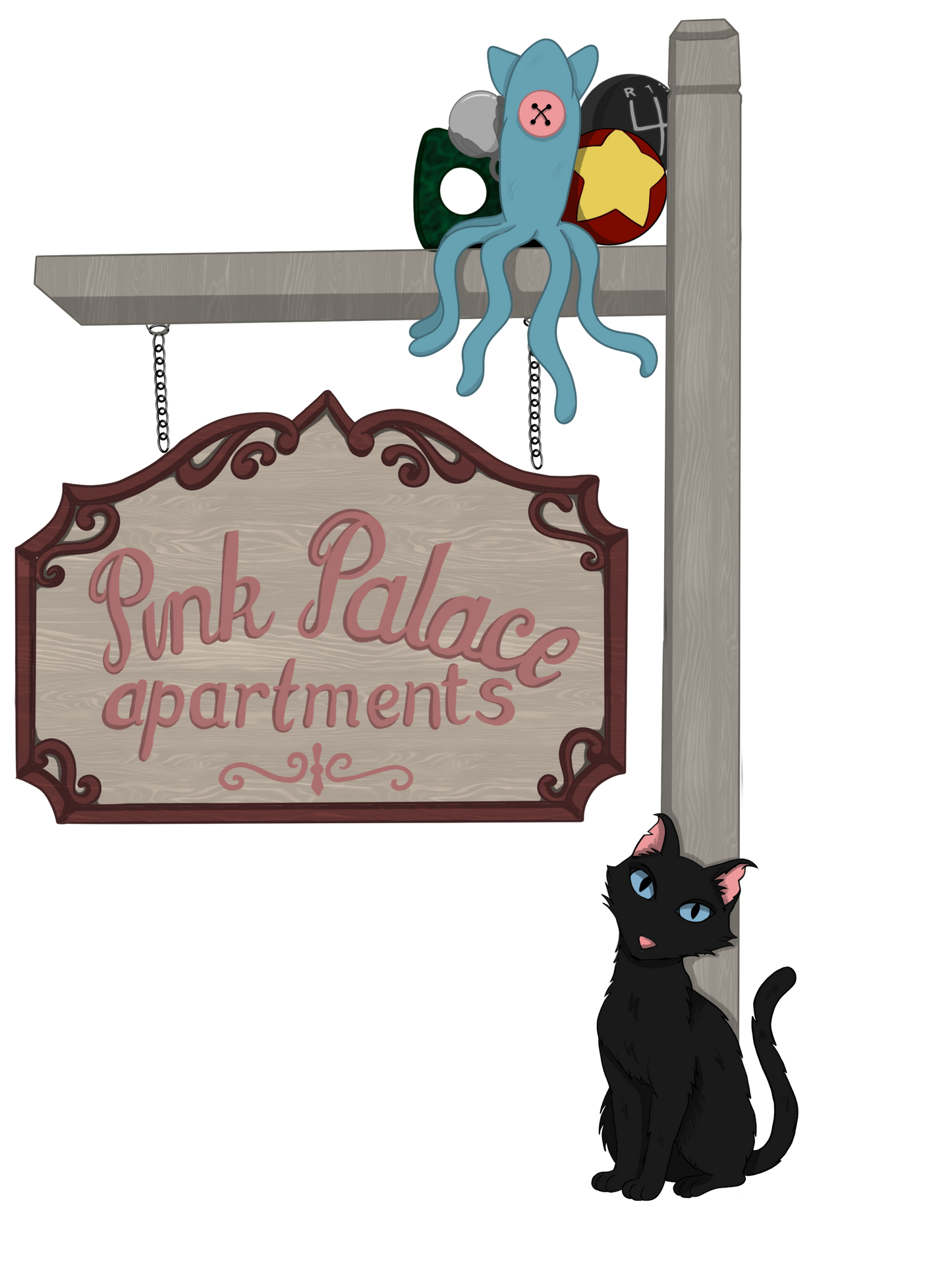 Pink Palace Sign