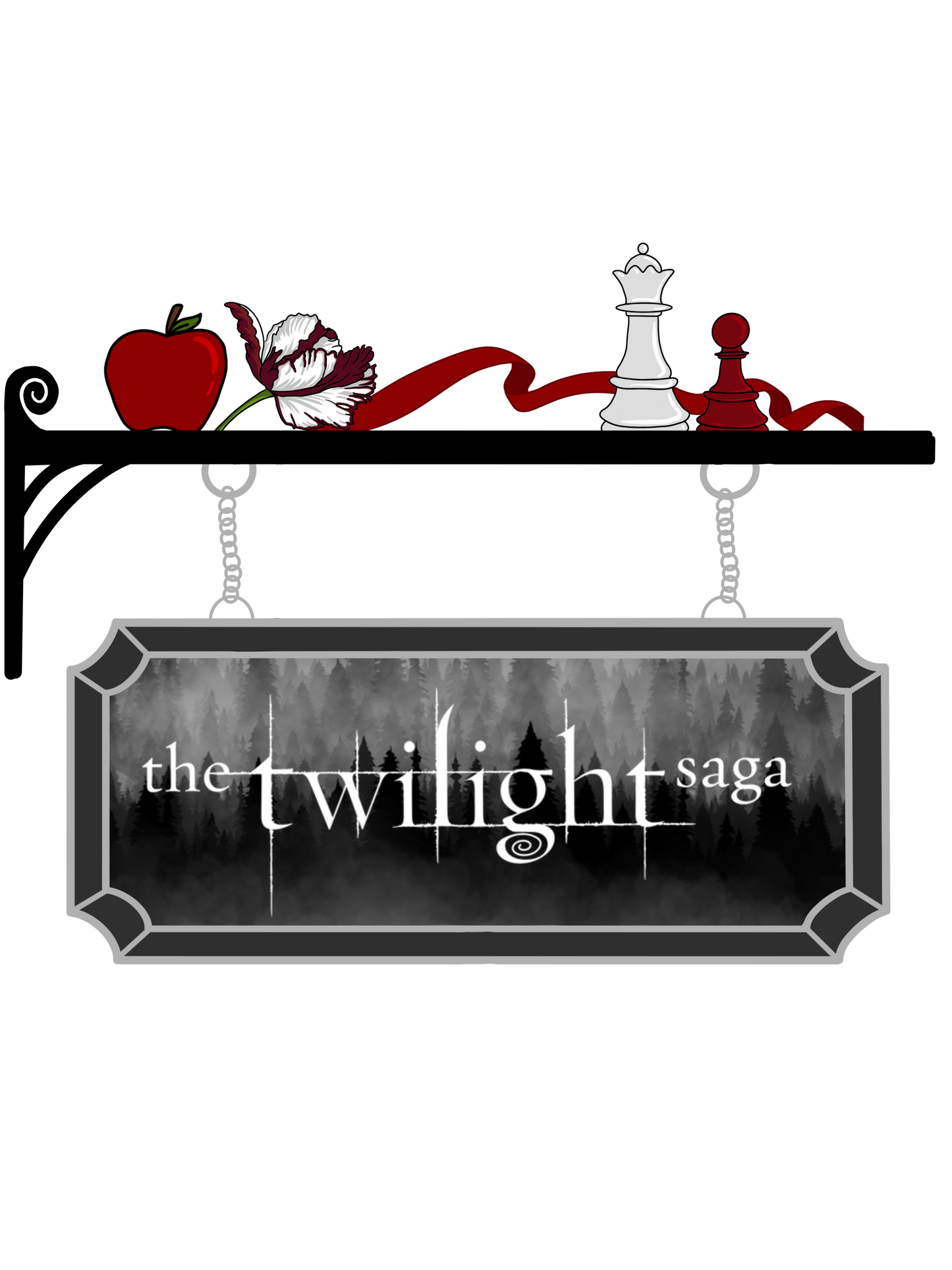 TWILIGHT SHOP SIGN ENAMEL PIN