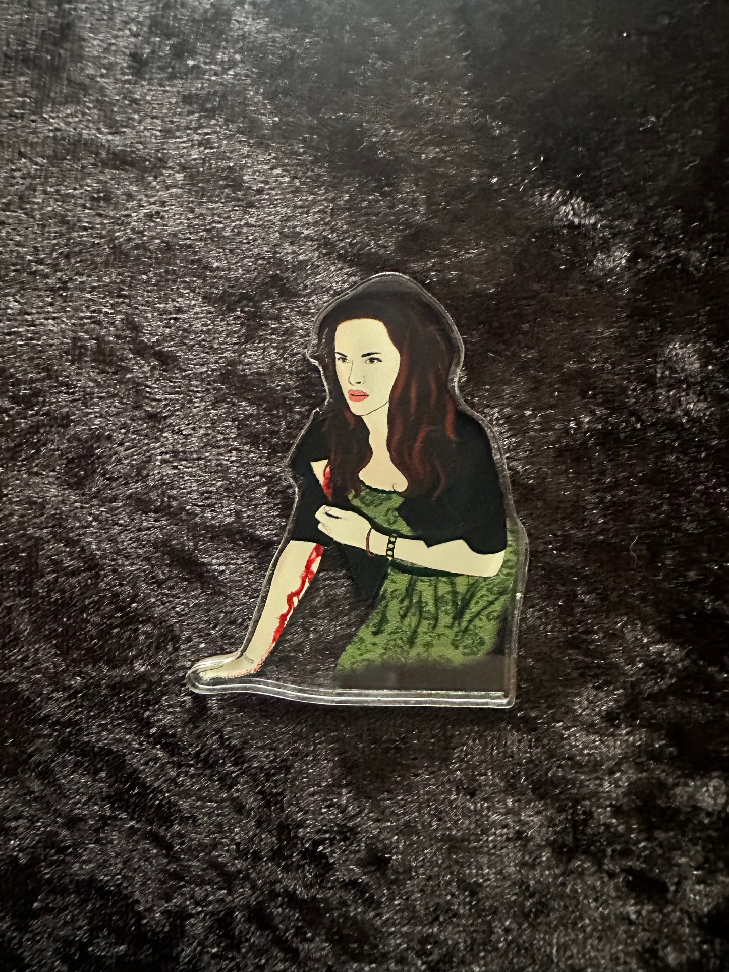 Bella Birthday Acrylic Pin