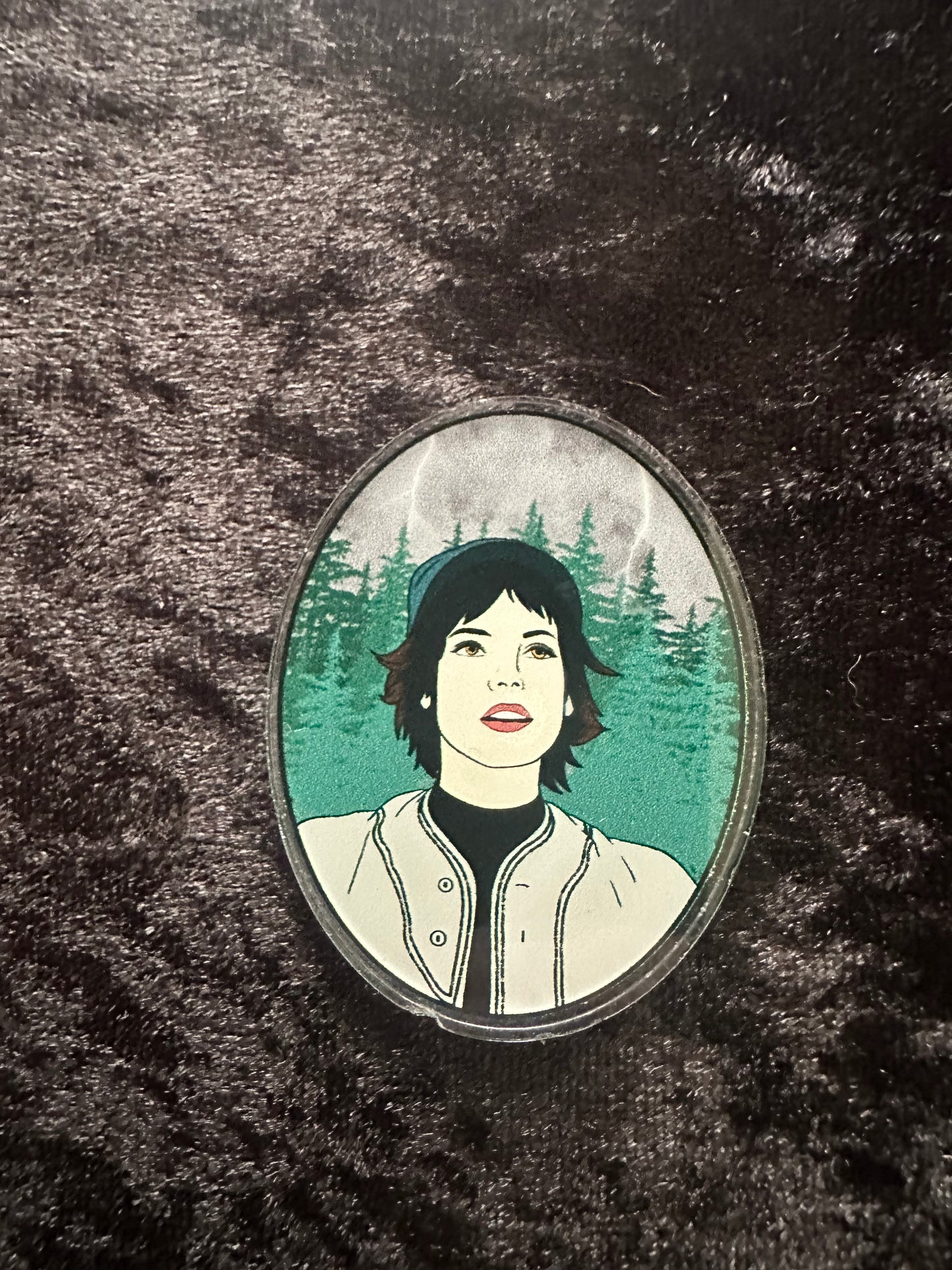 Alice Baseball Acrylic Pin