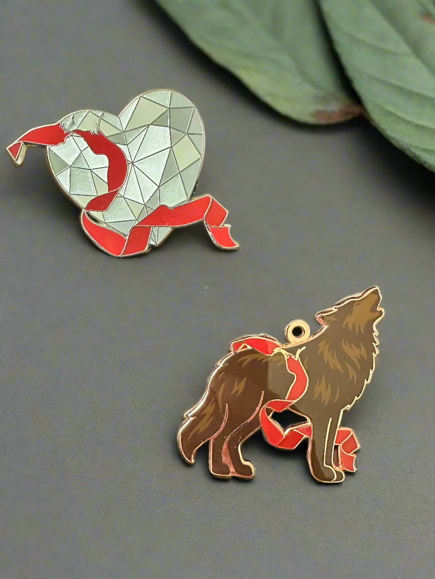 Team Edward/Team Jacob Enamel Pins