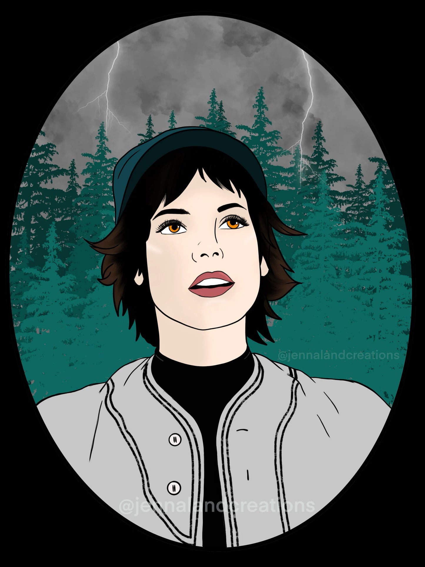 Alice Cullen Baseball Pin (In Hand)