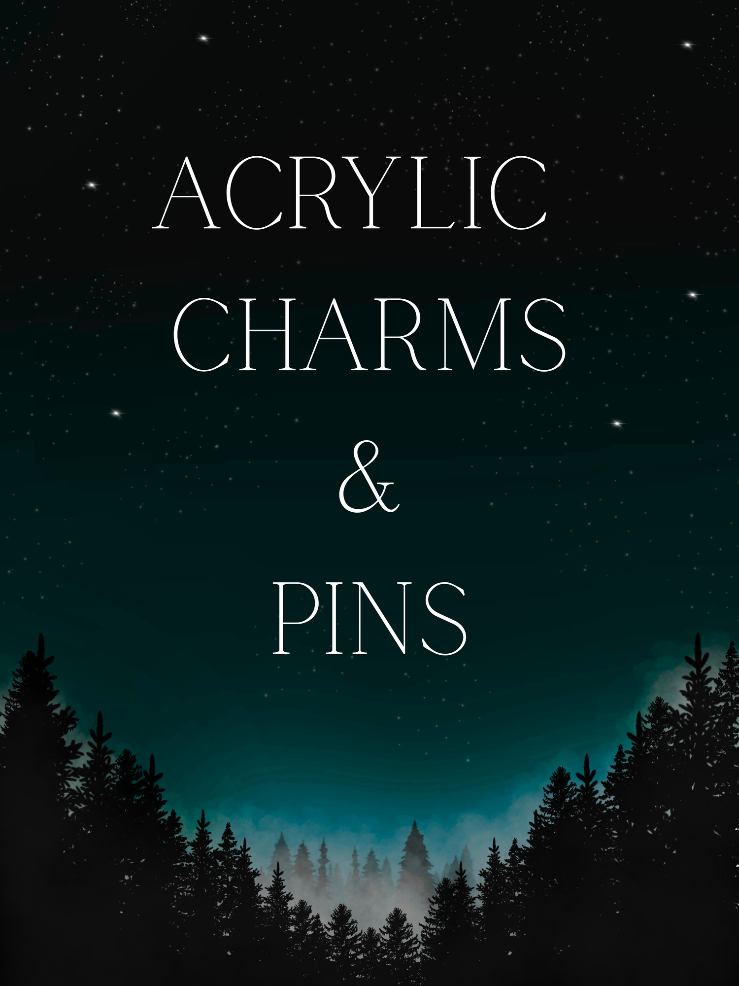 Acrylic Charms and Pins