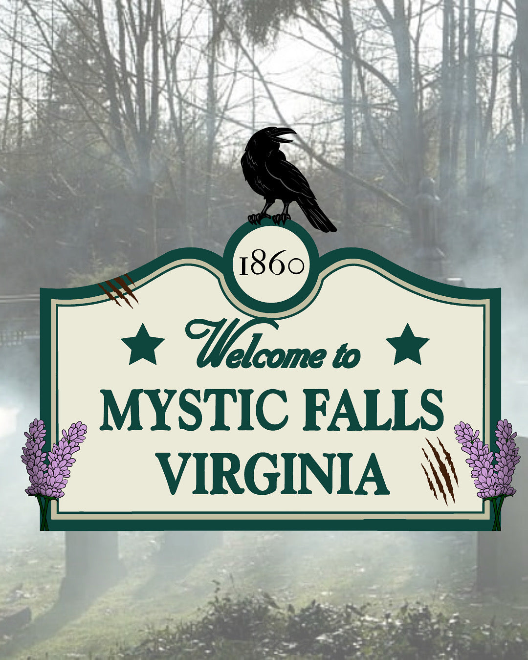 Mystic Falls Sign