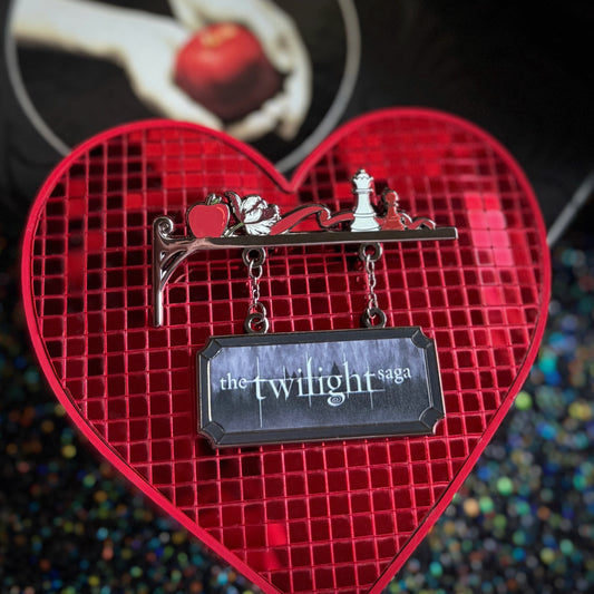 TWILIGHT SHOP SIGN ENAMEL PIN