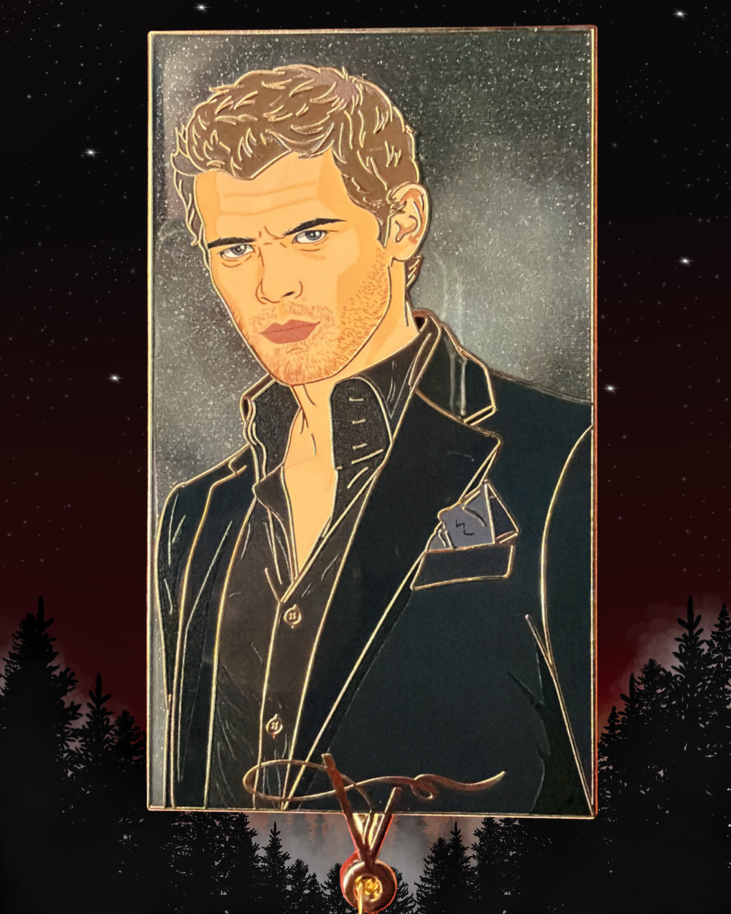 Klaus Mikaelson Enamel Pin