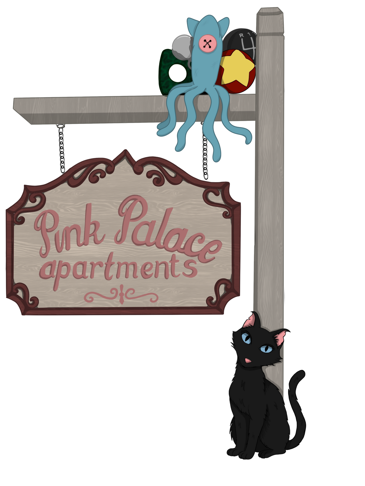 Pink Palace Sign