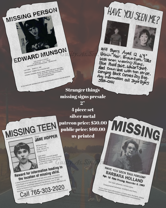 Stranger Posters Presale