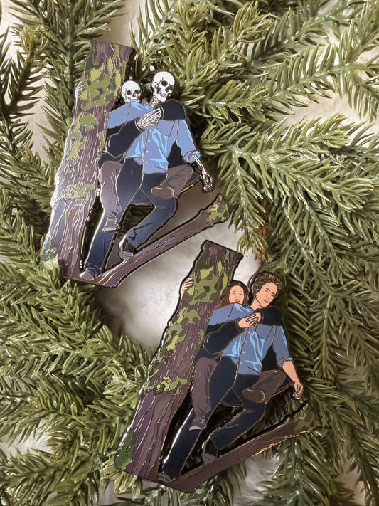 Spider Monkey Enamel Pin