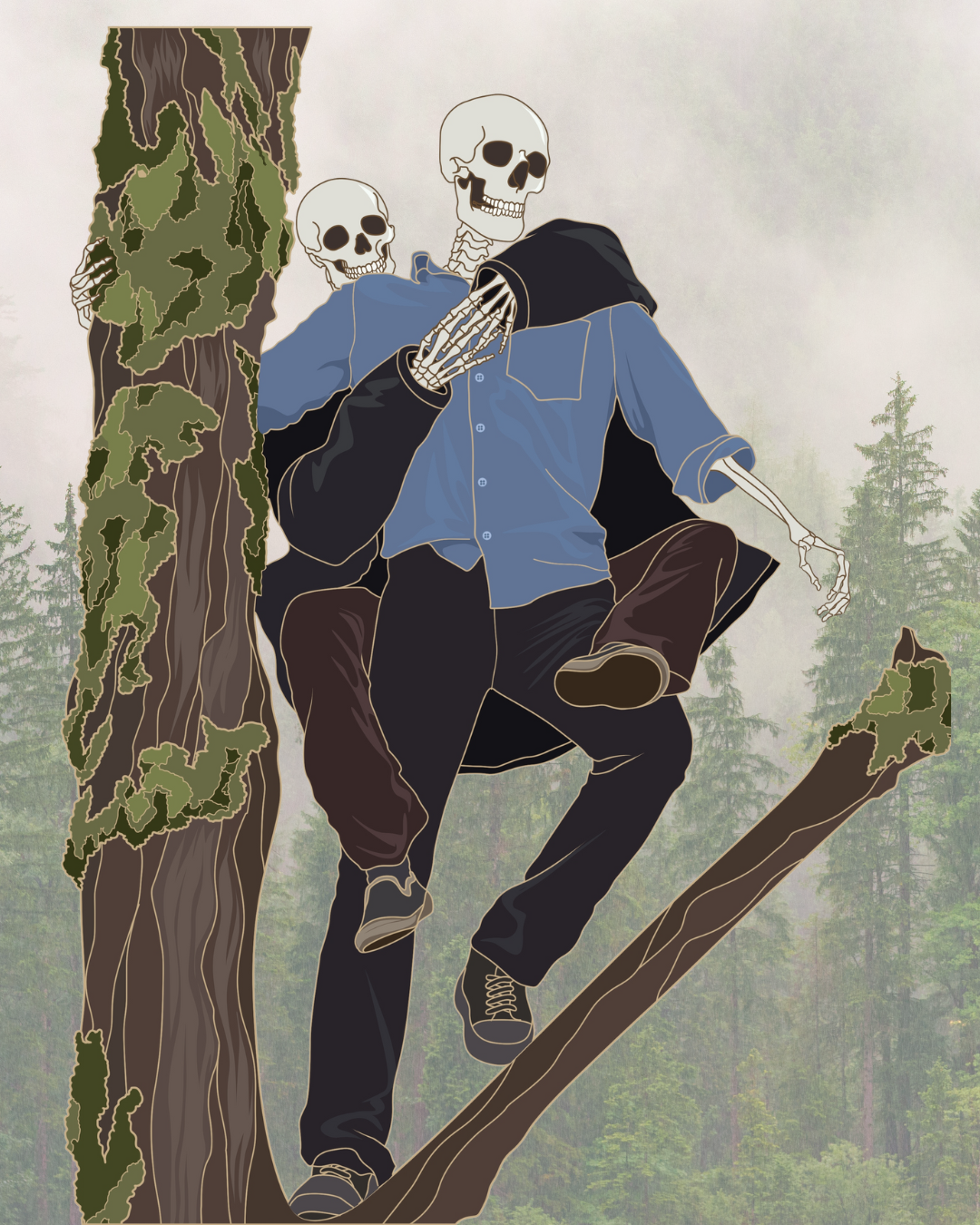 Spider Monkey Enamel Pin